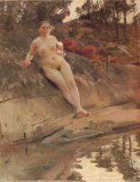 Zorn, Anders - Sunbathing girl